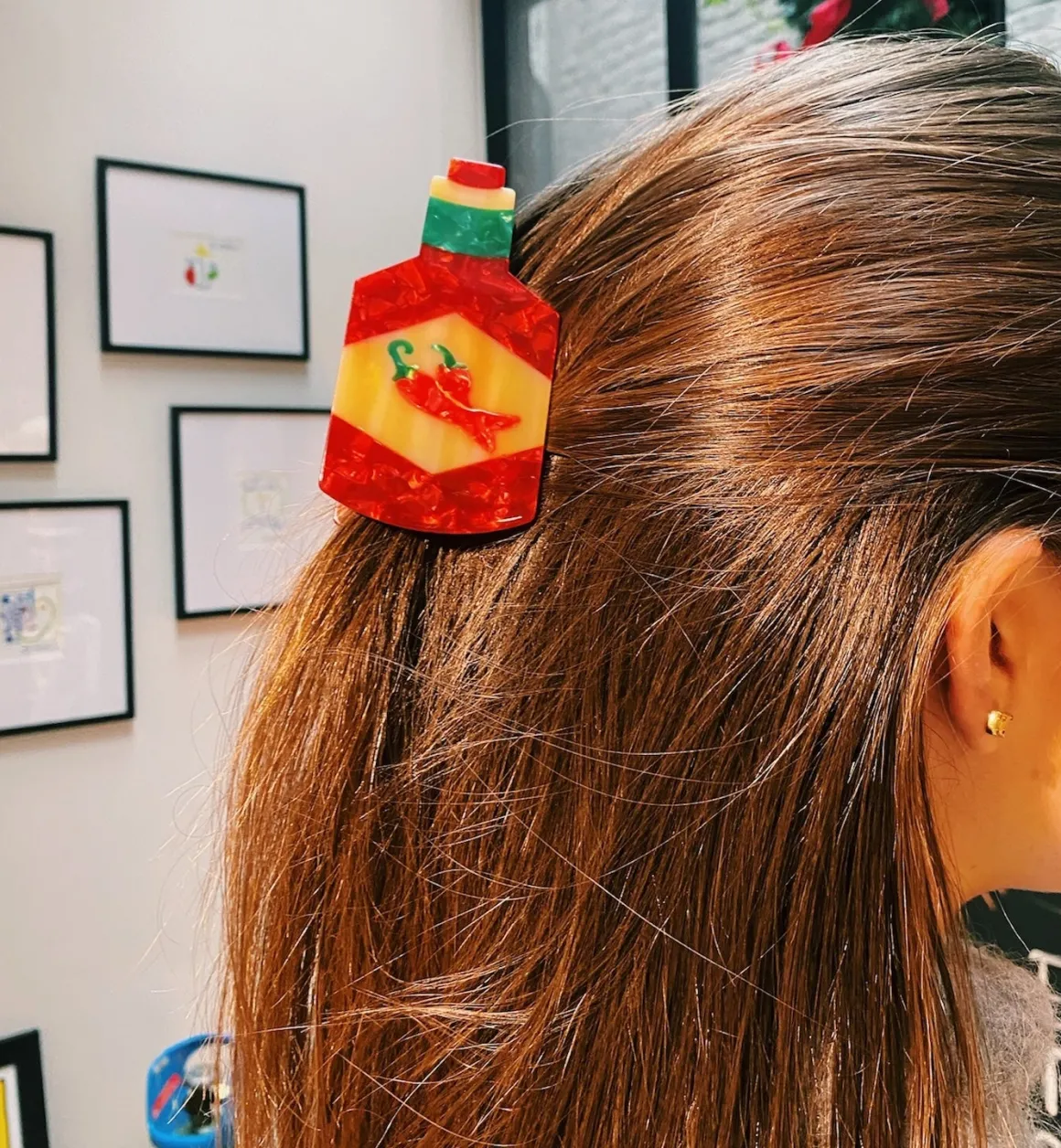 Solar Eclipse Accessories | Spicy Hot Sauce Hair Clip