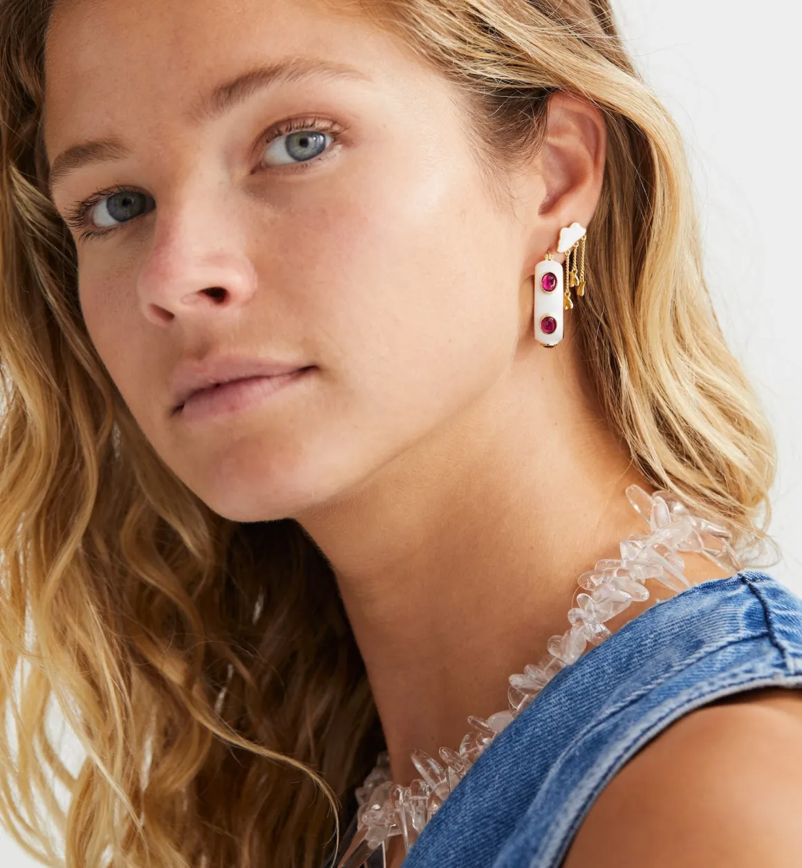 Anna + Nina ​Verguld | Zilver & Verzilverd | Supernova Hoop Earrings