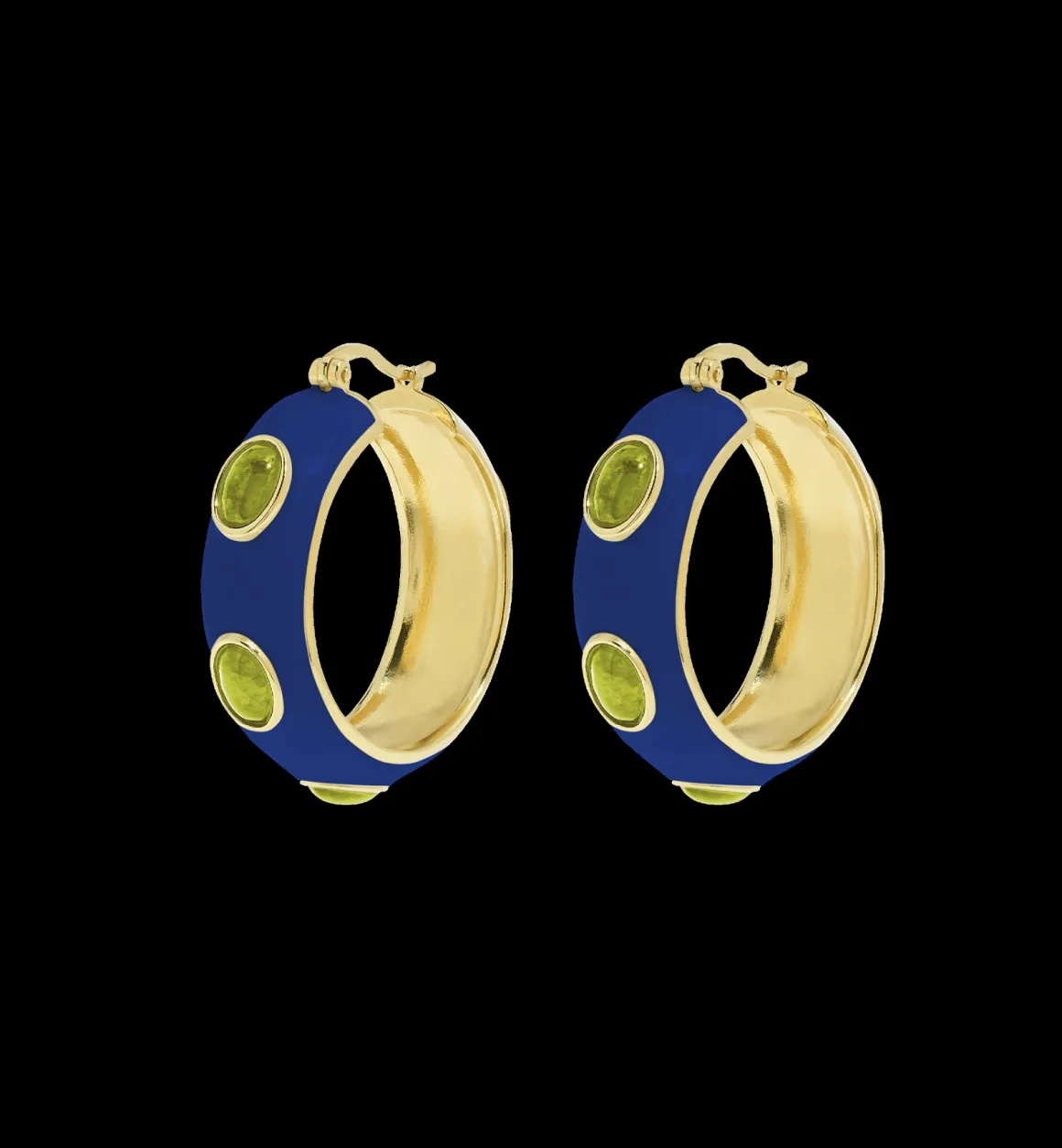 Anna + Nina ​Verguld | Zilver & Verzilverd | UFO Hoop Earrings