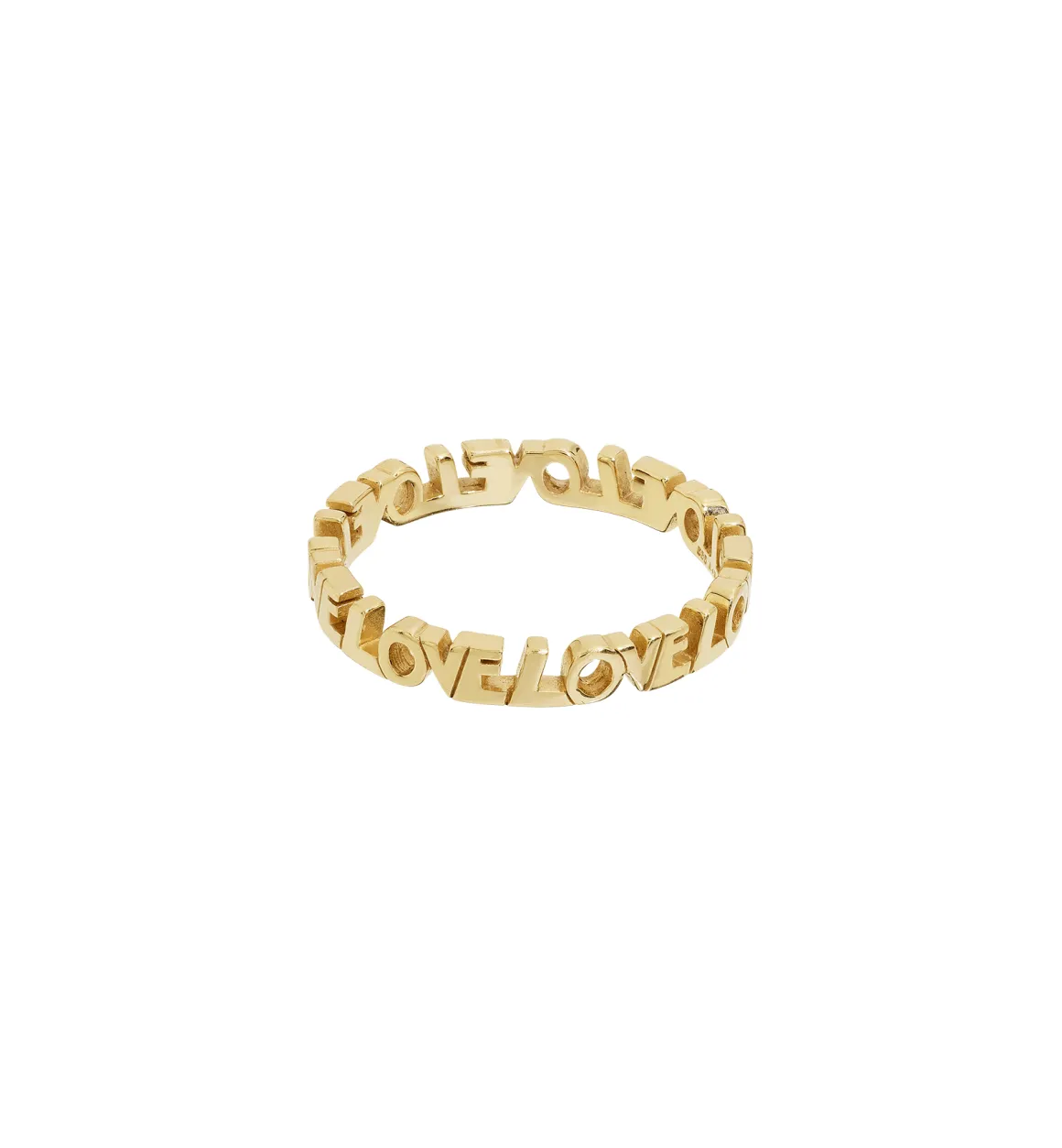 Anna + Nina 14K Goud | Universal Love Ring 14K Geelgoud